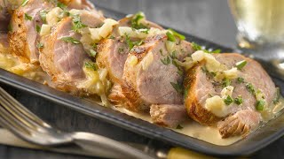 Recette  Filet mignon de porc à la crème [upl. by Hannahsohs815]