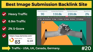 High Traffic Image Submission Backlink  83 DR  Best Way to Create Image Submission Backlink [upl. by Arrec127]