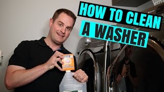 HOW TO CLEAN YOUR WASHING MACHINE  QUICK amp EASY [upl. by Joon495]