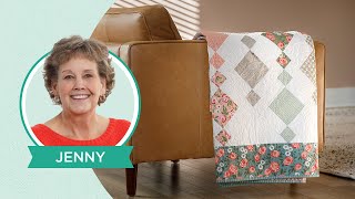 Make a quotChandelierquot Quilt with Jenny Doan of Missouri Star Video Tutorial [upl. by Rech]