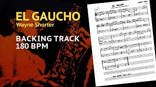 El Gaucho by Wayne Shorter Backing track 180 BPM [upl. by Onailil]