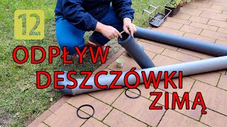 Odpływ wody deszczowej w czasie zimy [upl. by Qulllon]