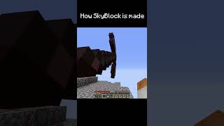 Origins of the SkyBlock minecrafshorts [upl. by Shaia481]