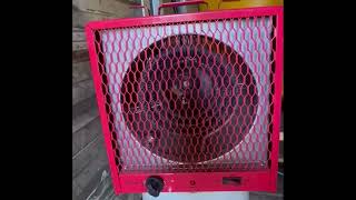 220 Volt Fan Forced Shop Heater [upl. by Aneladgam424]