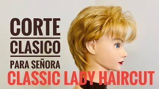 Classic Lady Haircut  Corte Classico para Señora [upl. by Budd]