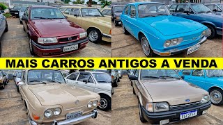 FEIRÃO DE CARROS ANTIGOS A VENDA  ANOS 70 80 90 e 2000 [upl. by Amalita]