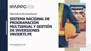 C30  Sistema Nacional de Programación Multianual y Gestión de Inversiones InviertePe [upl. by Patrica]