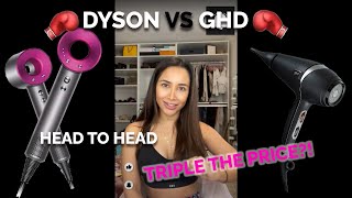 Head to Head I Dyson Supersonic Hairdryer Vs GHD Air Hairdryer I HONEST REVIEW [upl. by Yoshi]