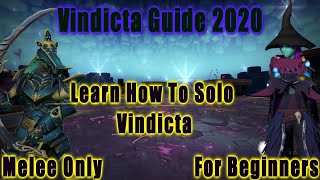 RuneScape 3  Beginners Vindicta Solo Guide Melee All mechanics covered  2020 [upl. by Petronilla]