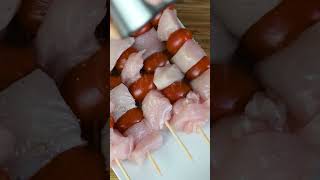 🍡 BROCHETAS o PINCHOS de POLLO estilo Caprese [upl. by Arytal713]