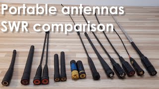 How to measure SWR of portable VHF and UHF antennas and which one is better [upl. by Yllus205]