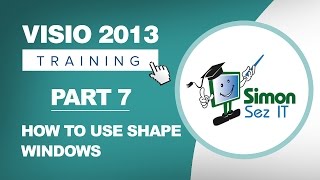 Visio 2013 for Beginners  Part 7  How to Use the Shapes Window in Visio 2013 [upl. by Dareece625]