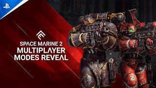 Warhammer 40000 Space Marine 2  Multiplayer Modes Reveal Trailer  PS5 Games [upl. by Eiggam]