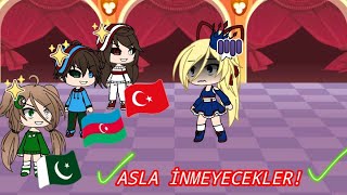 BU BAYRAKLAR ASLA İNMEYECEK🇹🇷🇦🇿🇵🇰 Gacha life [upl. by Durrell493]