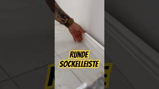 Sockelleiste an einer Rundung montieren shorts diy [upl. by Guillaume]