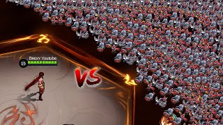 Yin lieh no cooldown vs 1000 minions super satisfying [upl. by Sargent]