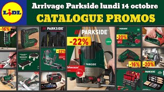 catalogue LIDL Parkside lundi 14 octobre 2024 ✅ Arrivage bricolage parkside 🔥 Promos deals Crivit [upl. by Cuthburt71]