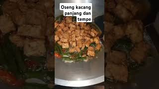 Oseng kacang panjang dan tempeIin chanel [upl. by Quinlan715]