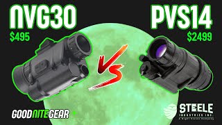 Budget Digital Night Vision vs Analog NV 🌘 NVG30 vs PVS14 [upl. by Jehiel32]