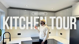 My Modern Kitchen Tour  Wren Kitchen Installation  Dream Kitchen [upl. by Anytsirk]