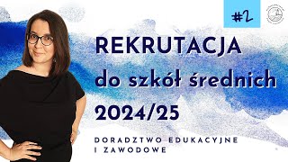 Rekrutacja do szkoły średniej 2024 [upl. by Boorman]