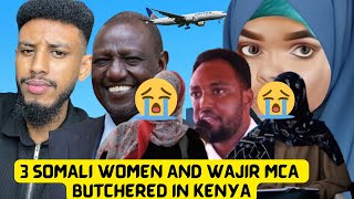 Three somali women and wajeer MCA was butchered at diffrent times in the same week in kenya painful😭 [upl. by Nayrda]