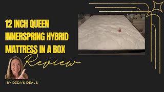 Why Everyone is Talking About the 12 Inch Innerspring Hybrid Mattress in a Box [upl. by Samot]