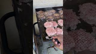 Using my blackstone griddle to make burgers for the entire church blackstone blackstonegriddle [upl. by Halfon]