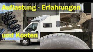 Wohnmobil Auflastung  Erfahrungen und Kosten [upl. by Iem]