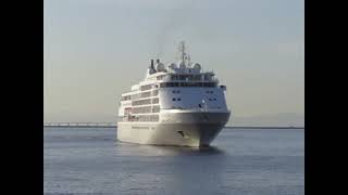 SILVER WHISPER 動画 神戸入港 8時 2023年10月13日 [upl. by Thorbert]