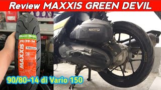 Review MAXXIS GREEN DEVIL  Michelin Pilot Street versi murah [upl. by Ybab]