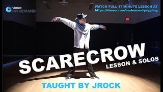 ADVANCED POPPING DANCE TUTORIAL SCARECROW STYLE BY JROCK [upl. by Stieglitz]