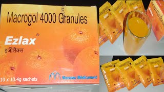 How to Use Ezlax Sachets  Macrogol 4000 Granules EZLAX Sachets Kab Aur Kaise Use Kare [upl. by Born]