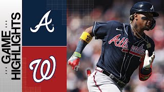 Braves vs Nationals Game Highlights 33023  MLB Highlights [upl. by Einahpts]