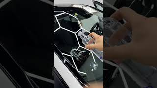 Applicazione protettivo vetri glaco car detailing mercedes [upl. by Drud]