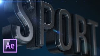 Создаем 3D текст в After Effects при помощи плагина Element [upl. by Je]