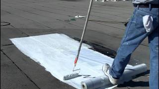 How to Install Elastomeric Roof Coating  Flat Roofs [upl. by Balcer720]