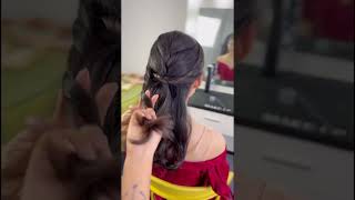 Hairstyles tutorial hairstyles videoshort ponytail hairtutorial [upl. by Nosnaj]