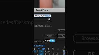 How to Export a Still Frame From Premiere Pro [upl. by Christi]