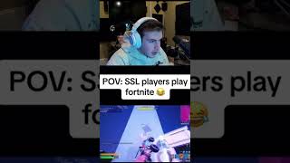 SSL players play Fortnite 😭 [upl. by Neirod419]