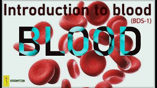 New HaematologyIntroduction to Blood BDS1 ERROR FREE AND FIXED [upl. by Orelee]