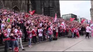 FlashMob Kölner Haie 2014 [upl. by Suiratnauq668]