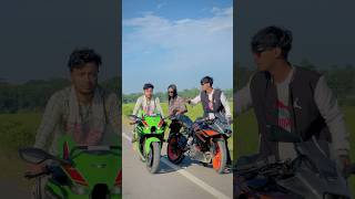 Desi Ka Aukat 🔥  Sumon Stunts shorts zx10r ktm [upl. by Enneirda]