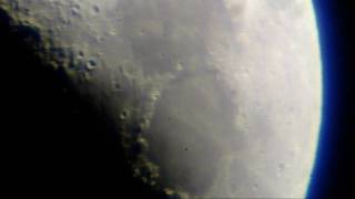 Meade ETX70 Moon Filmed through 8mm Baader Hyperion [upl. by Assert926]