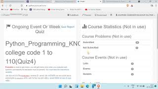 python demo quiz  IIT Kanpur prutor python quiz 4 solution [upl. by Newmark]