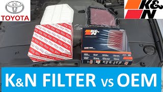 KampN Air Filter vs OEM Filter  Diesel [upl. by Bernadine972]