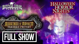 Marathon of Mayhem Carnage Factory  Halloween Horror Nights 30  Full Show [upl. by Oijile]