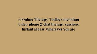 Healing Starts Now 1 Online Therapy Toolbox 🌟 TherapyJourney [upl. by Deborah]