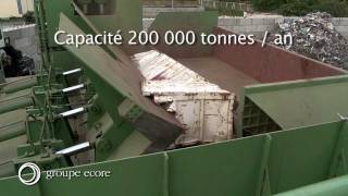 Cisaille 1700 tonnes  Recyclage Ferraille [upl. by Lasiaf]