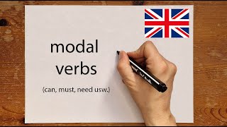 Modal verbs can must mustn´t needn´t etc  Modalverben in Englisch einfach erklärt [upl. by Phillida]